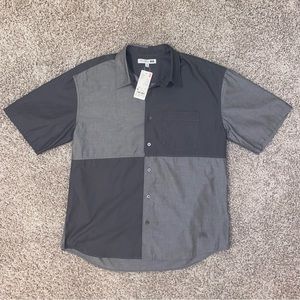 UNIQLO x JW ANDERSON - Chambray Oversized Short Sleeve Button-Up Shirt - Size M